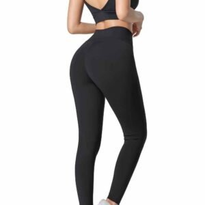 Criss Cross High Waist Flare Leggings RUXI ca386