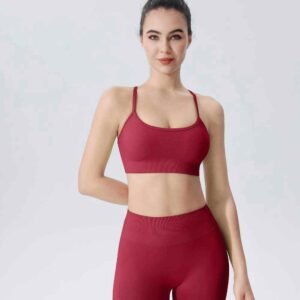 Comfortable Sports Bra for Large Breasts High Support RUXI