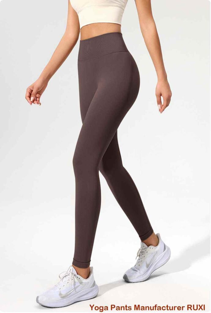 High Waisted Crossover Flare Leggings RUXI ca594