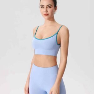 Navy Blue High Waist Workout Leggings RUXI ca483