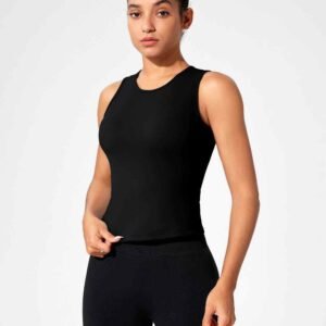Ribbed Workout Shorts for Women High Waist Activewear RUXI