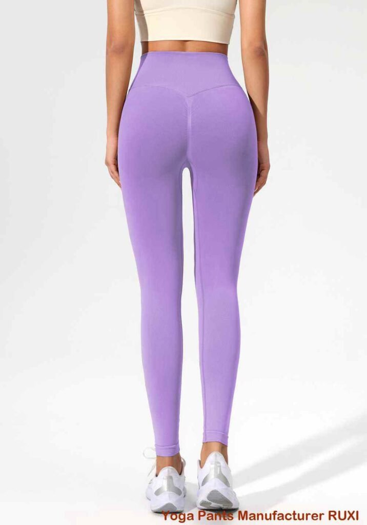 Red High Performance Workout Leggings RUXI ca96