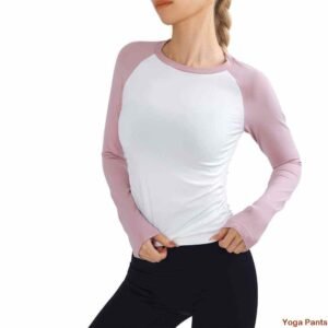 White Cropped Workout Top for Women RUXI ca945