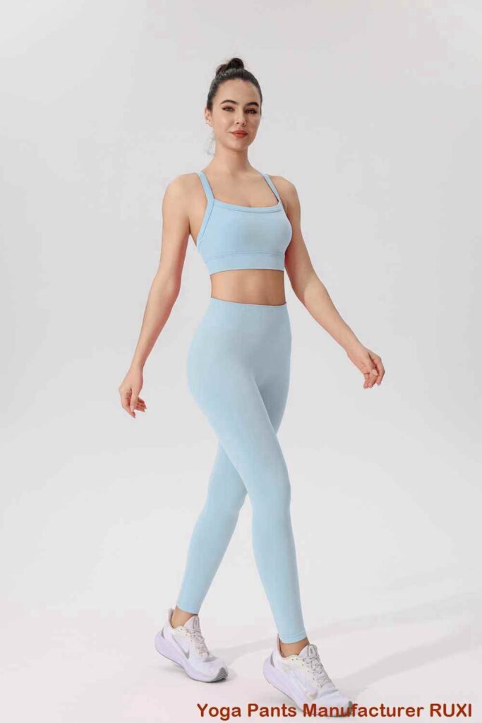 Two Piece Yoga Short Set for Women RUXI ca3523