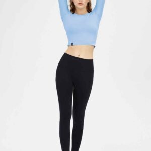 Beige High Waist Yoga Pants for Women RUXI ca364