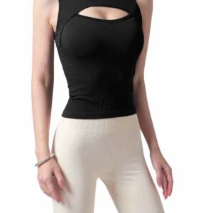 Cropped Gym Vest for Women Workout Fitness Top RUXI ca2458