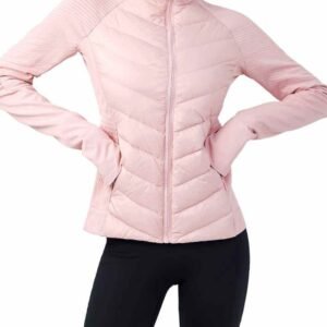 Bright Pink Sports Bra for Women High Support RUXI ca1395