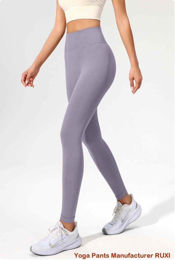 V Front High Waist Leggings for Women RUXI ca186