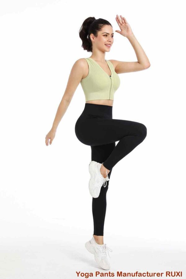 Black Bell Bottom Leggings Stylish Comfortable RUXI ca287