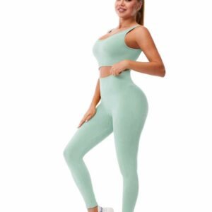 Fold Over Flare Yoga Pants Comfortable Stylish RUXI ca385